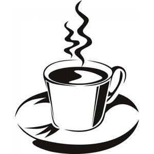 Rienda Libre Graphics - Decomural Tea Cup And Saucer Steaming Café Ws-19139