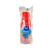 Vaso Plástico Rojo 500 Cc 20 Un Great Value