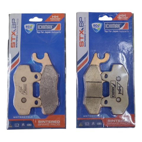 Genérico - Pastillas Freno Delantera + Trasera Kawasaki Klr 650 (08-18)