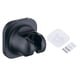 thumbnail image 1 of Soporte para cabezal de ducha, soporte de pared Flexible, soporte para manguera de ducha, ángulo ajustable, Base de cabezal de ducha de mano para baño Negro, 1 of 5