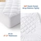 thumbnail image 4 of Funda de colchón Taupiri King acolchada, suave y refrescante, blanca, 4 of 6