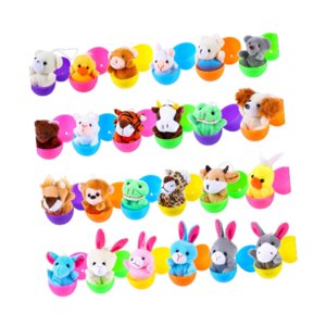 Magideal - 24 Huevos De Pascua Coloridos Para Rellenar Cestas De Pascua Con Juguetes De Peluche, Conejos De Pascua, Huevos De Pascua Para Niños, Adultos Y Niños