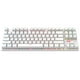 thumbnail image 1 of Teclado Mecánico Retroiluminado Blanco Switch Black-ajazz Robocop 87k, 1 of 3