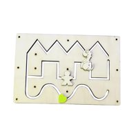 Magideal - Tablero Ocupado Montessori, Tablero De Actividades Multifuncional, Tablero Sensorial Educativo, Accesorios Diy De Madera Para Niños Pequeños, Viajes, , Estilo B