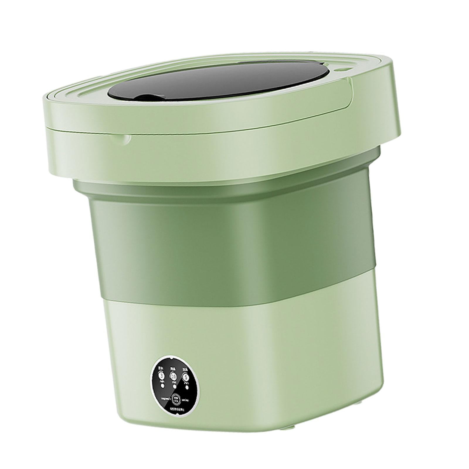 Magideal - Lavadora Plegable Portátil Lavadora De Cubo Pequeña 9l Ligera Fácil De Transportar Lavadora Pequeña Compacta Para Calcetines De Lavandería De Dormitor Sin Luz Azul