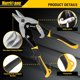 thumbnail image 2 of Tijeras para Metal HURRICANE Bulldog 24 cm Corte Recto, 2 of 8