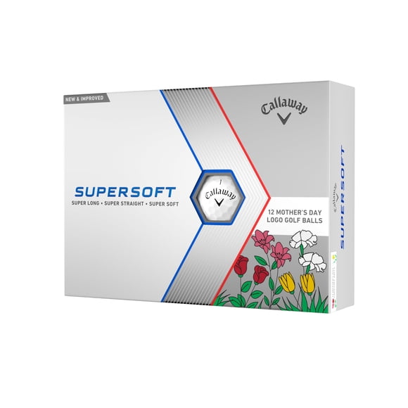 Pelotas de golf Callaway Supersoft 2023 Flores para mujer
