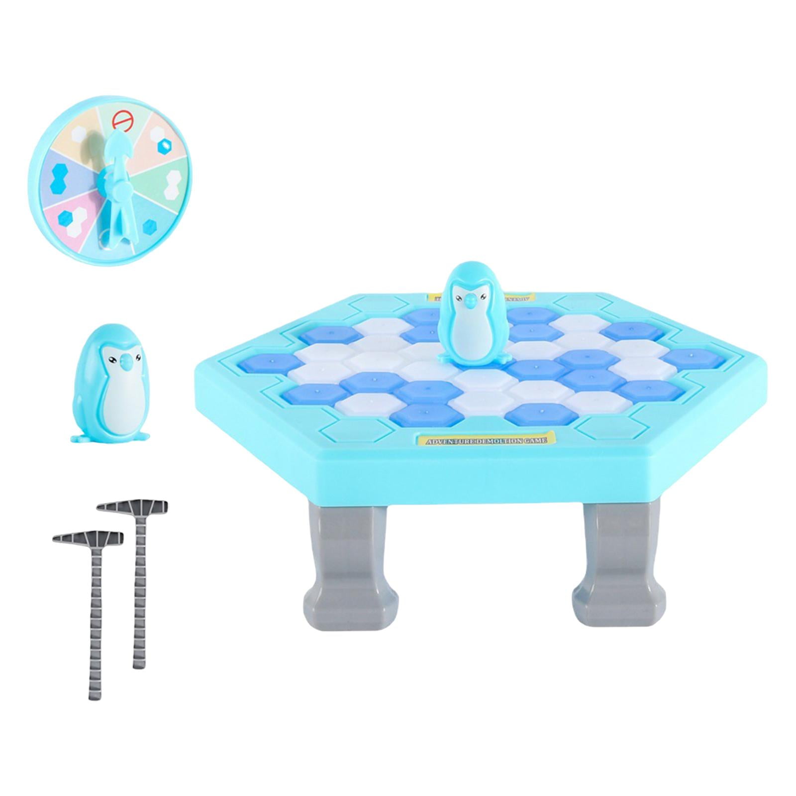 Magideal - Juego De Romper Bloques De Hielo Guardar Pingüino Juego De Romper Hielo Rompecabezas Habilidades Motoras Finas Knock Block Juego De Educación Temprana 215 Cm X 65 Cm