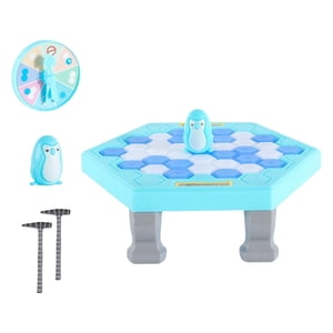 Magideal - Juego De Romper Bloques De Hielo Guardar Pingüino Juego De Romper Hielo Rompecabezas Habilidades Motoras Finas Knock Block Juego De Educación Temprana 215 Cm X 65 Cm