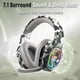 thumbnail image 3 of Auriculares inalámbricos para juegos Ozeino para PS5, PS4 y PC con micrófono plegable, 3 of 6