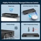 thumbnail image 4 of Conmutador Ethernet gestionado YuanLey de 28 puertos Gigabit con 24 RJ45, 4 of 7