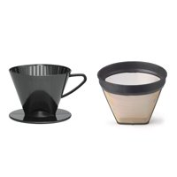 Cono Para Preparar Café Fino Pour-Over Con Filtro Permanente