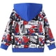 thumbnail image 4 of Sudadera con capucha con cierre Marvel Spider-Man para niño, azul, 4 of 6