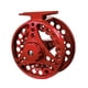 thumbnail image 4 of Carrete de pesca con mosca de metal 2 + 1 rodamientos Tackle izquierdo derecho 85mm rojo, 4 of 5