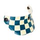 thumbnail image 4 of Visor De Casco Peak 3 Snap Sun Shade Protector Para Cascos Retro Reemplaza Azul Blanco, 4 of 5