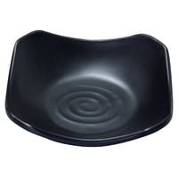 Plato Yanco Bp-0105, Perla Negra, 1 Cuadrado, 14 X 14 Cm, Melamina Negra