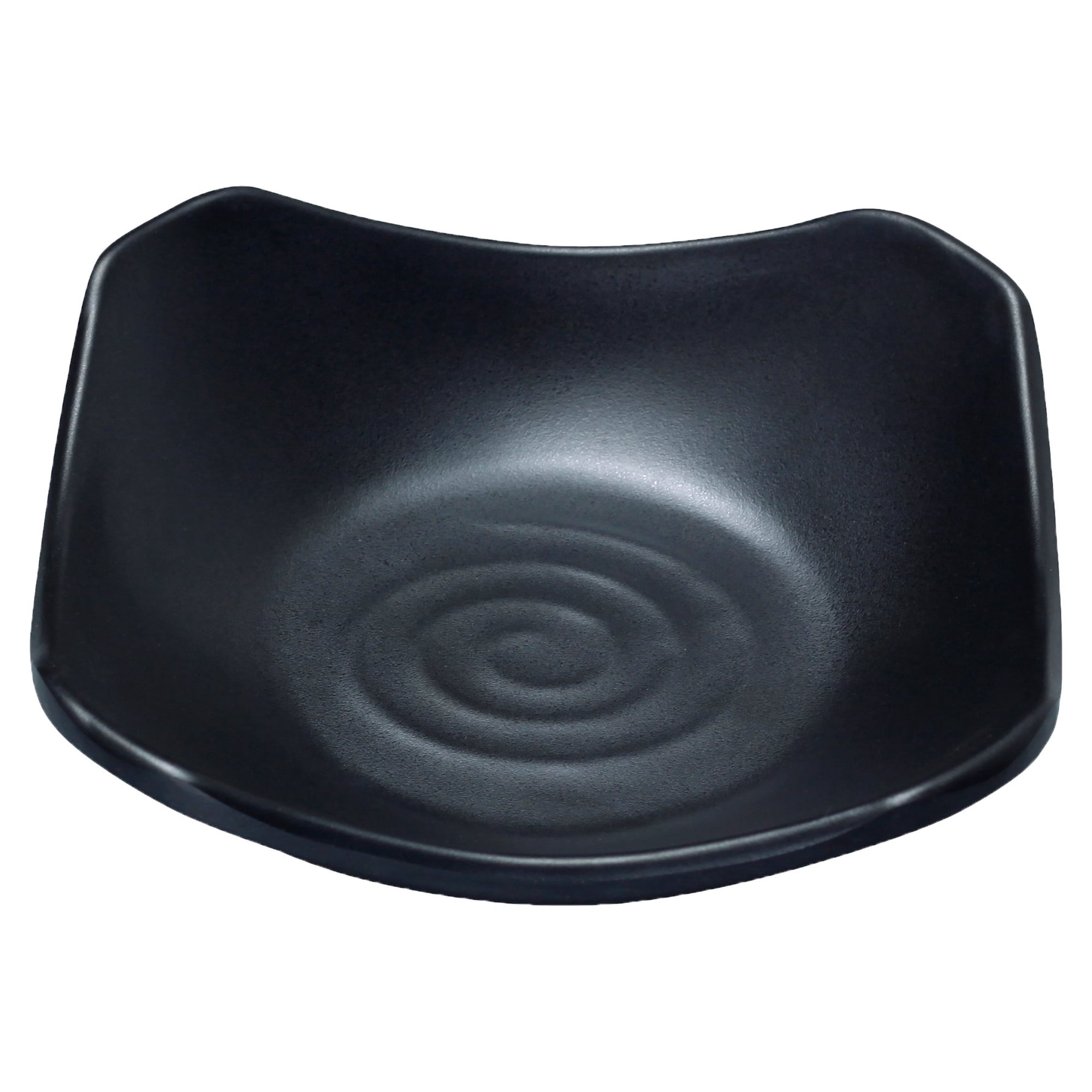 Plato Yanco Bp-0105, Perla Negra, 1 Cuadrado, 14 X 14 Cm, Melamina Negra