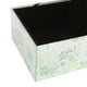 thumbnail image 2 of Caja Organizadora Flores Verdes Vidrio Joyero Deco 10x9x5cm, 2 of 2