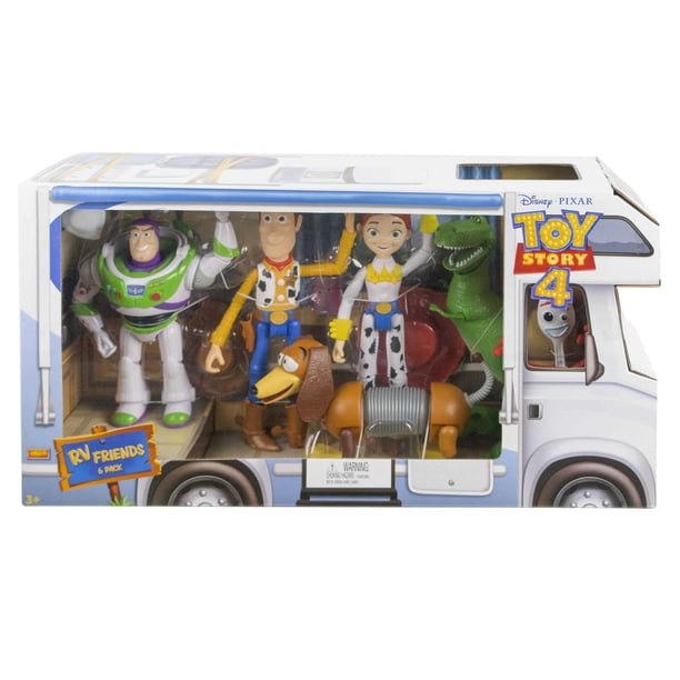 Figuras de acción Mattel Disney Pixar Toy Story 4, paquete de 6