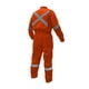 thumbnail image 3 of Overol Reflectante Gabardina Hombre Alta Visibilidad Trabajo Naranjo, 3 of 7