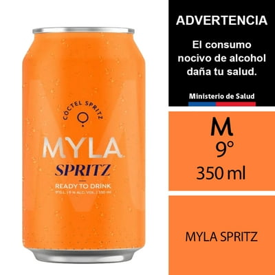 Cóctel Myla Spritz 9° Lata