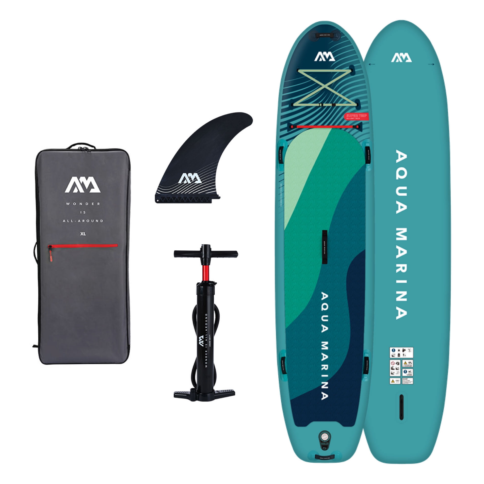 Stand Up Paddle Inflable 2-3 Personas Aqua Marina Super Trip