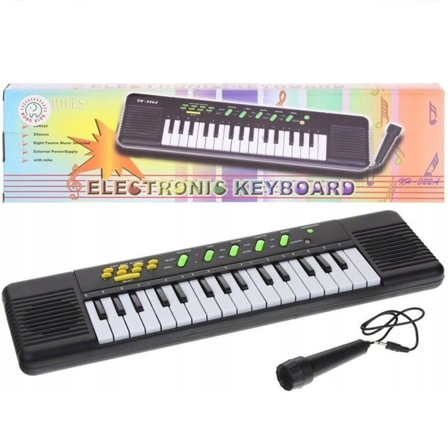 Genérico - Pack X 3 Juguete Piano Xh 32 Teclas Micro