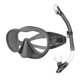 thumbnail image 3 of Snorkel Set Máscara De Buceo Snorkel Gafas De Natación Máscara De Natación Para Buceo Snorkel Gris, 3 of 5