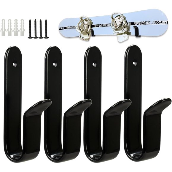 Snowboard Wall Mount Clips Horizontal Skateboard Wall Mount