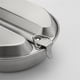 thumbnail image 2 of 304 acero inoxidable mess kit plato conjunto tipo al aire libre camping senderismo picnic barbacoa playa,acero inoxidable camping almuerzo caja con manija,, 2 of 3
