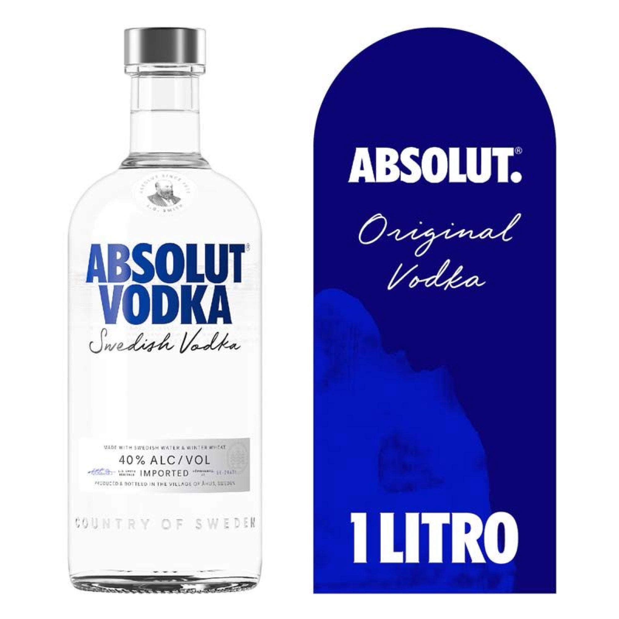 Vodka Original 40° Botella 1000 cc Absolut