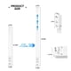 thumbnail image 3 of Conector extensor de enchufe MINOZOOS giratorio con puertos USB, 3 of 9