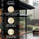 thumbnail image 4 of Rain Chain Rain Chains Direct Barrel, 2,6 m, aluminio negro, 4 of 8