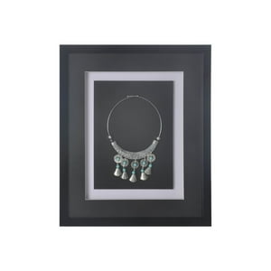 Ronda - Cuadro Joya Plata Turquesa Negro 38X45 Cm