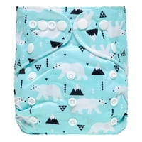 Pequelandia - Pañal De Tela Lavable - Osito Polar