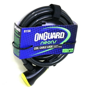 On Guard - Candado Espiral Ns 180X12Mm Amarillo