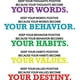 thumbnail image 1 of Decomural Your Words Your Destiny Classroom WS-51046, 1 of 2