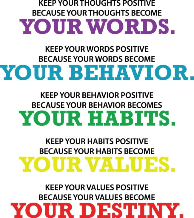 Rienda Libre Graphics - Decomural Your Words Your Destiny Classroom Ws-51046