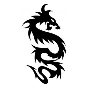Rienda Libre Graphics - Decomural Chinese Dragon Fantasy Monster Ws-15913
