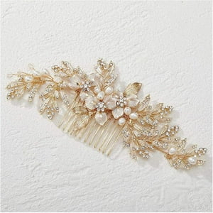 Veatool - Peinado Hecho A Mano, Tocado Exquisito Con Diamantes Artificiales, Accesorios De Belleza Para Bodas, Cotidianas, Fiestas, Banquetes