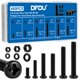 thumbnail image 1 of Kit de surtido de tornillos de máquina DFDU 480 piezas M4 M5 M6, 1 of 7