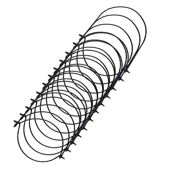 Colgadores para tarros BIGNC pack de 12 negro acero inoxidable