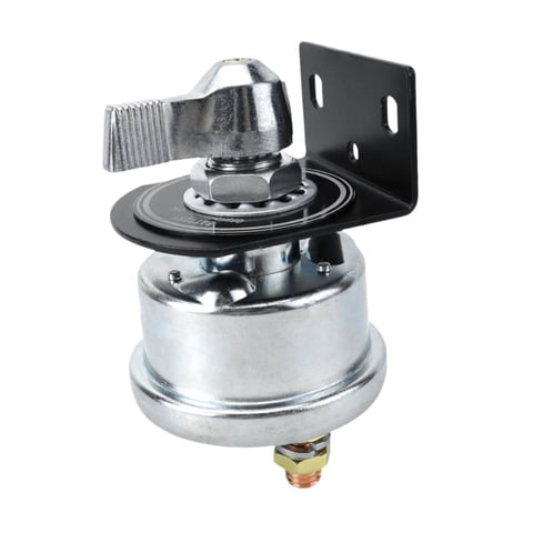 Magideal - Interruptor De Desconexión De La Batería 12-48V Profesional 200A Alta Corriente Alta Batería Corte De Batería Para El Camión De Automóvil Atv Rv Barco Plata