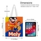 thumbnail image 5 of Bely y Beto Bolso de tela con estampado de lienzo para mujer, bolsa de compras reutilizable y estética, con cremallera interior, regalo para mujer,38*45cm., 5 of 6