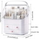 thumbnail image 3 of 1pc Waterproof Makeup Organizer with Dustproof Cover and Portable Handle - Perfect for Bathroom, Bedroom, and Dresser - Keep Your Cosmetics Safe and Organized, 3 of 5
