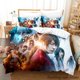 thumbnail image 1 of Rurouni Kenshin Bedding Set Bed Set Adult Kid Bedroom Duvetcover Sets Anime, 1 of 5