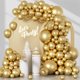 thumbnail image 1 of Kit Arco de Globos Awenztech 122 Piezas Dorado 18, 12, 10 y 5 Pulgadas, 1 of 3
