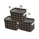 thumbnail image 2 of 3 Unidades Cajas Organizadoras De Tela Plegables Cubos, 2 of 3