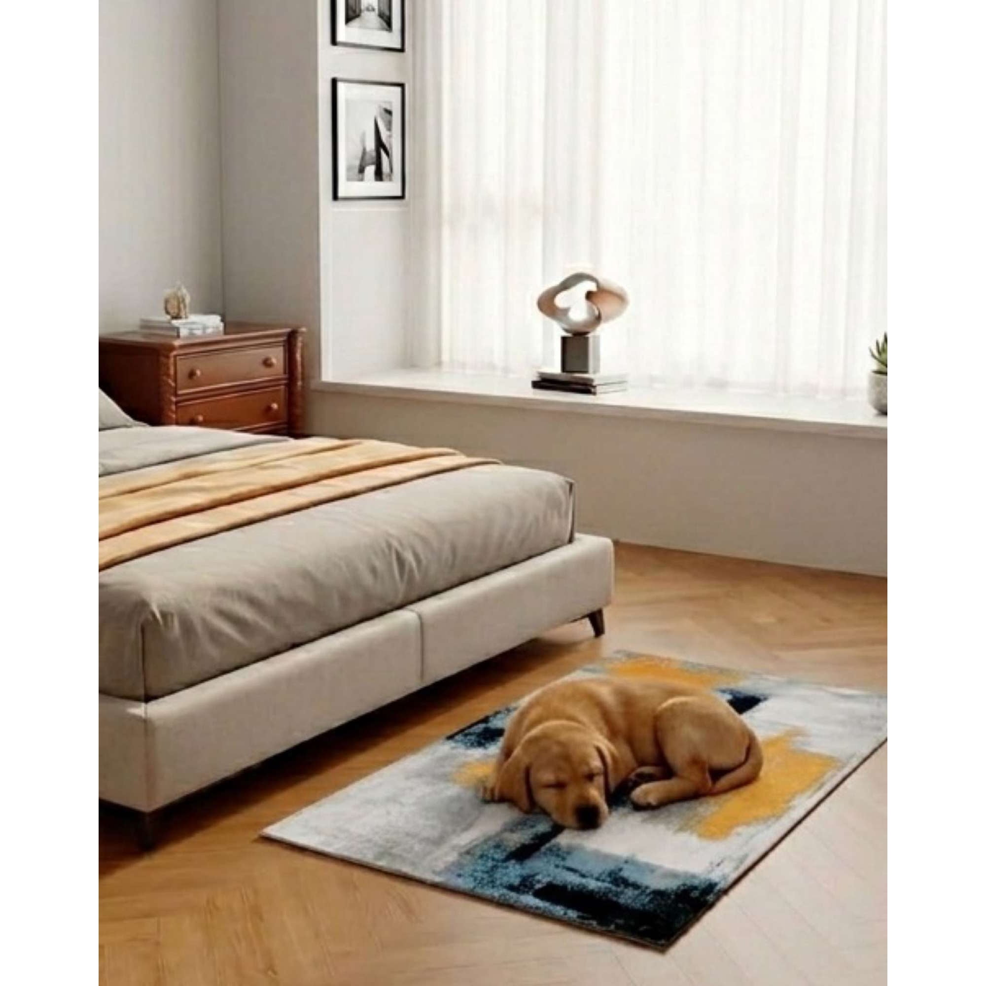 Alfombra Bajada De Cama Alargada Diseño 3D 60X180 cm
