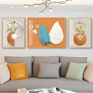 Set De 3 Cuadros Decorativos Marcos De Aluminio By Lubabycas